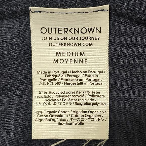 OUTERKNOWN Terry Cloth Short Dark Blue Size M NWT - Picture 5 of 5